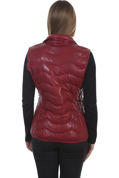 (image for) Ribbed leather vest